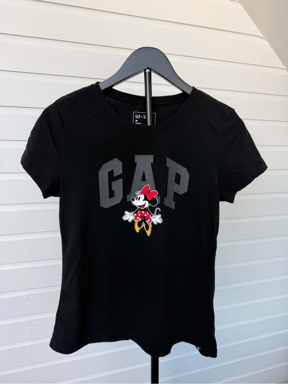 GAP Black Minnie Mouse Graphic Short Sleeve Tee